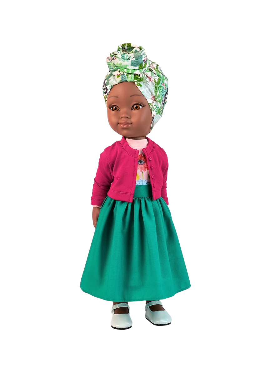 Karima hijabi doll cutout