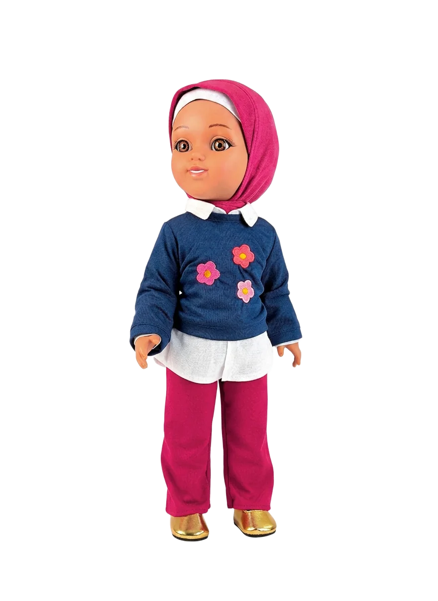 Maryam hijabi doll cutout
