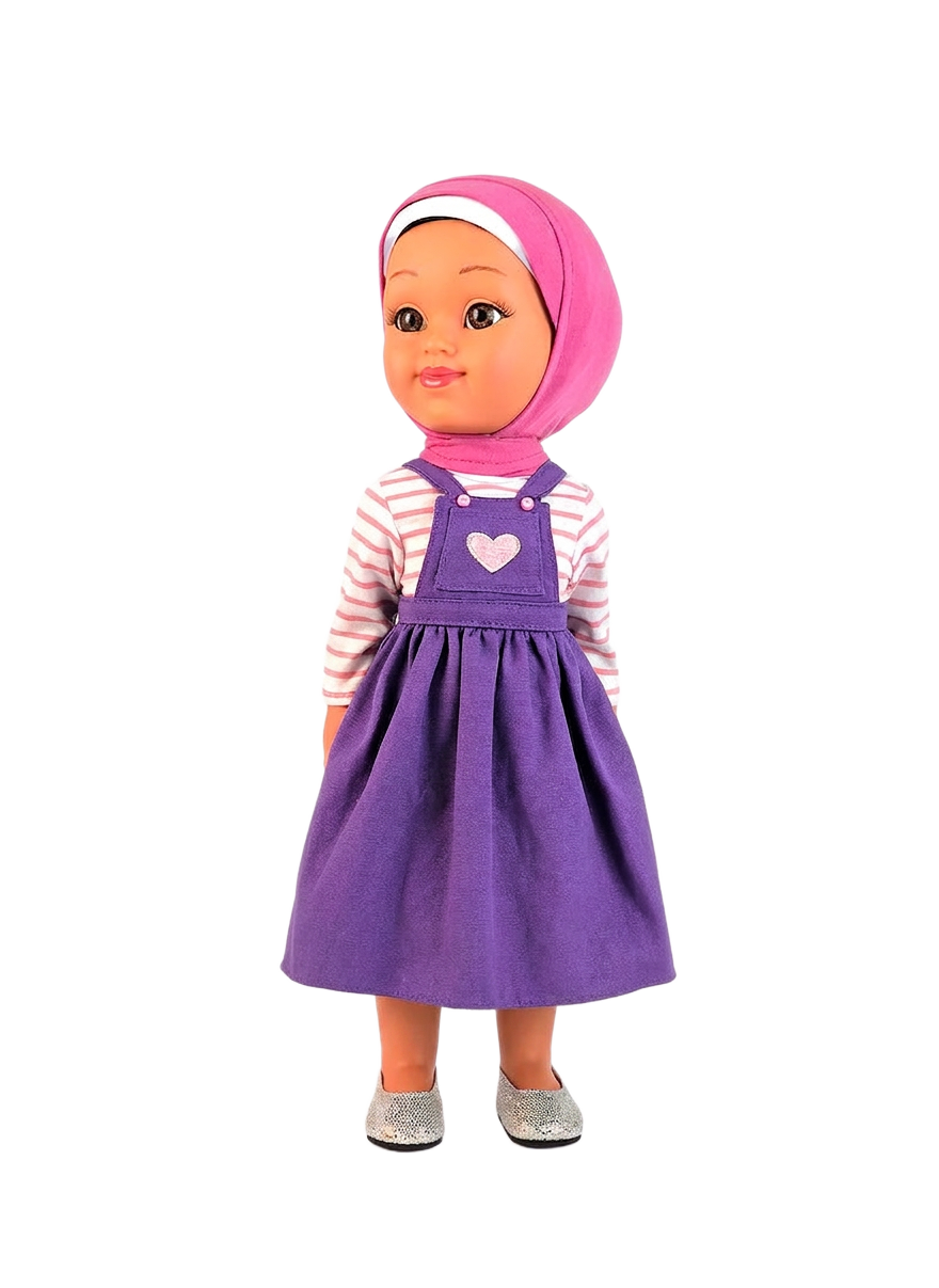 Yasmina hijabi doll cutout
